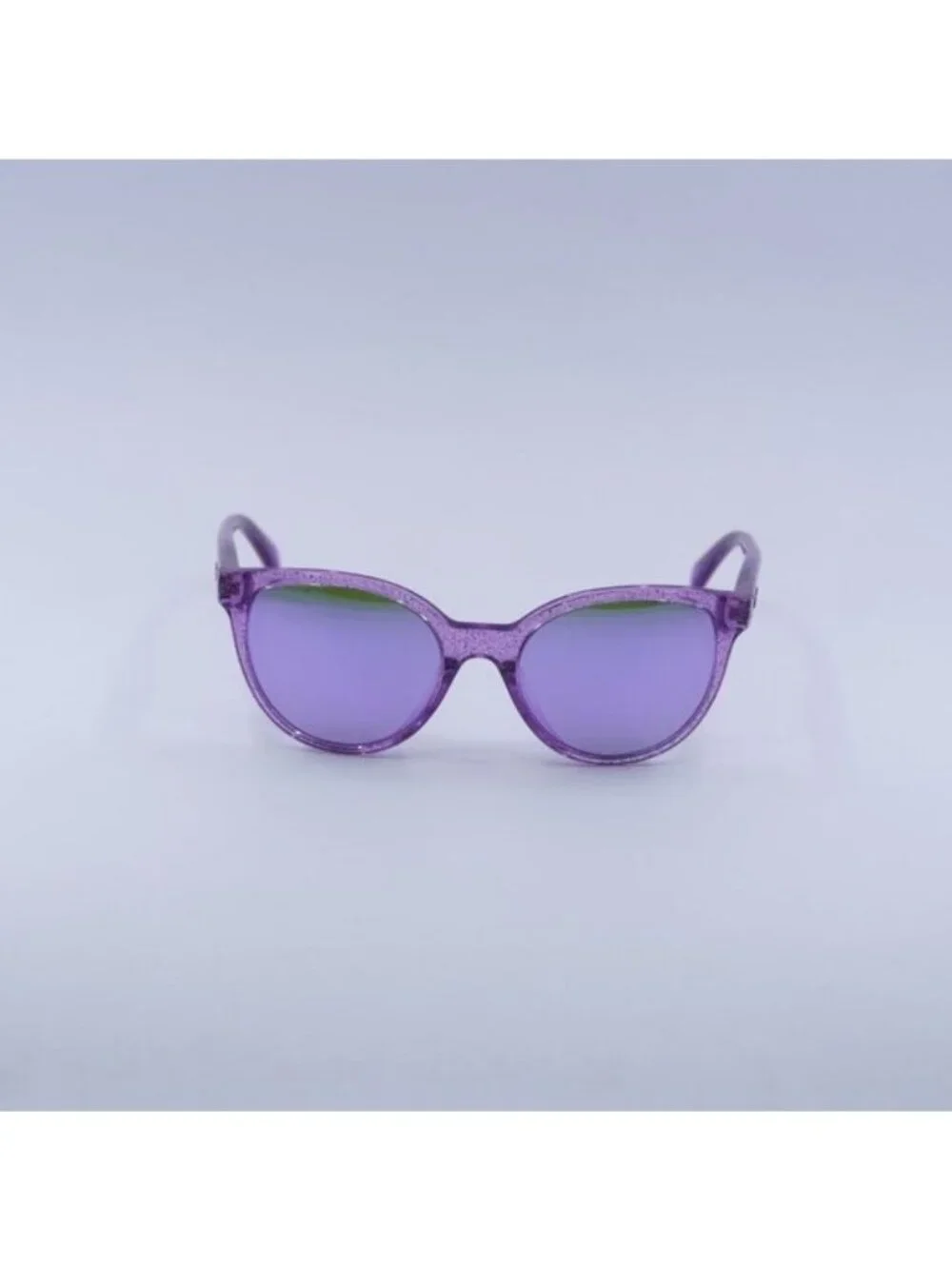 Versace Kids VK4427U 53734V Sunglasses Lilac Cat Eye Frame, Grey Lenses